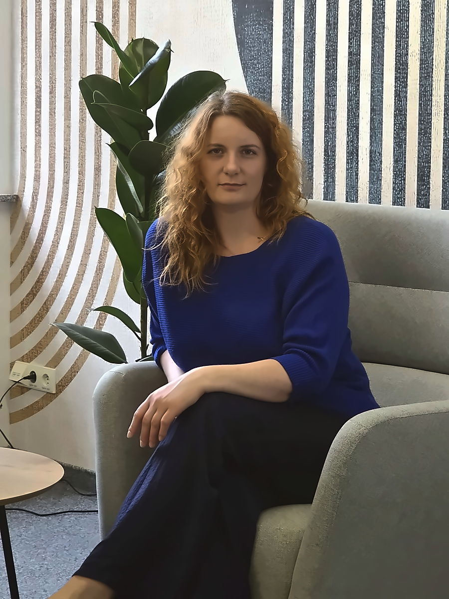 Nina Manikowska w gabinecie Verba w Toruniu